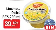 IFF'S LİMONATA ÖZÜTÜ 200 ML